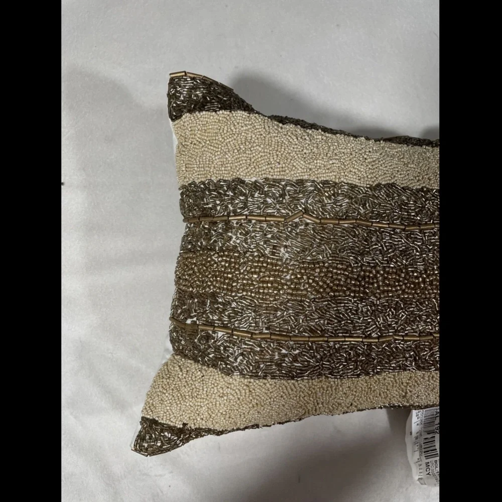 NWD Lacourte Gatsby‎ Beaded Decorative Pillow